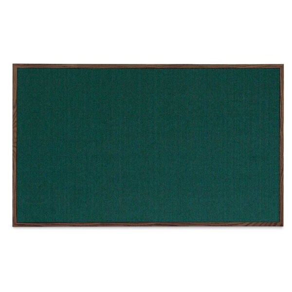Combo Board, 18"x24", Black Frame/White Porcelain & Forbo